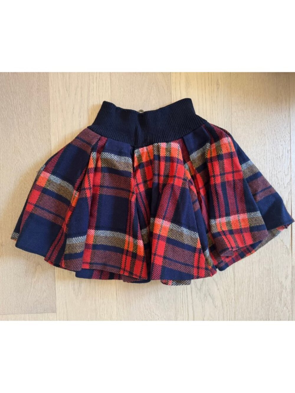 Burberry Blue Label Japan Plaid Wool Skirt